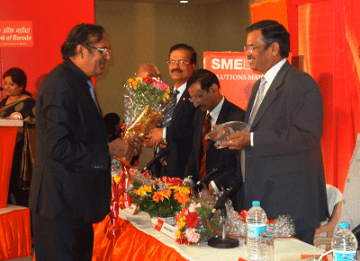 Y. K. Behani, Managing Partner, Tekno Valves honoured during Bank of Baroda SME Festival